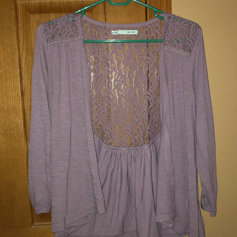 Lavender cardigan
